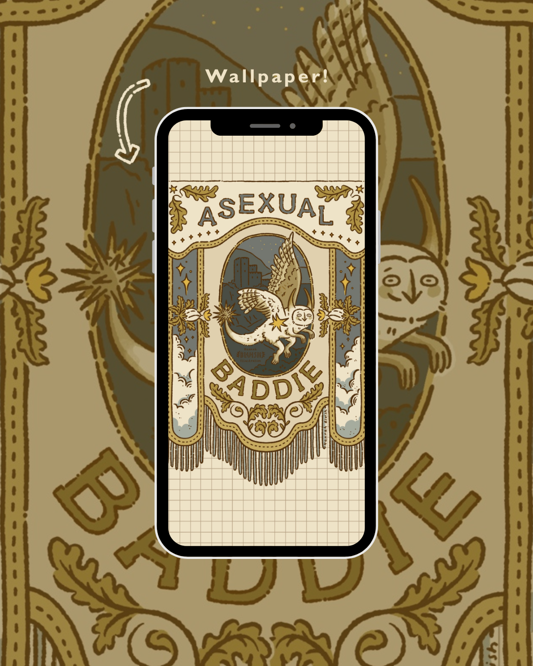 Asexual Actually - Wallpaper